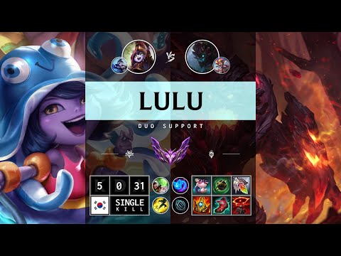Lulu Support vs Maokai - KR Master Patch 14.14