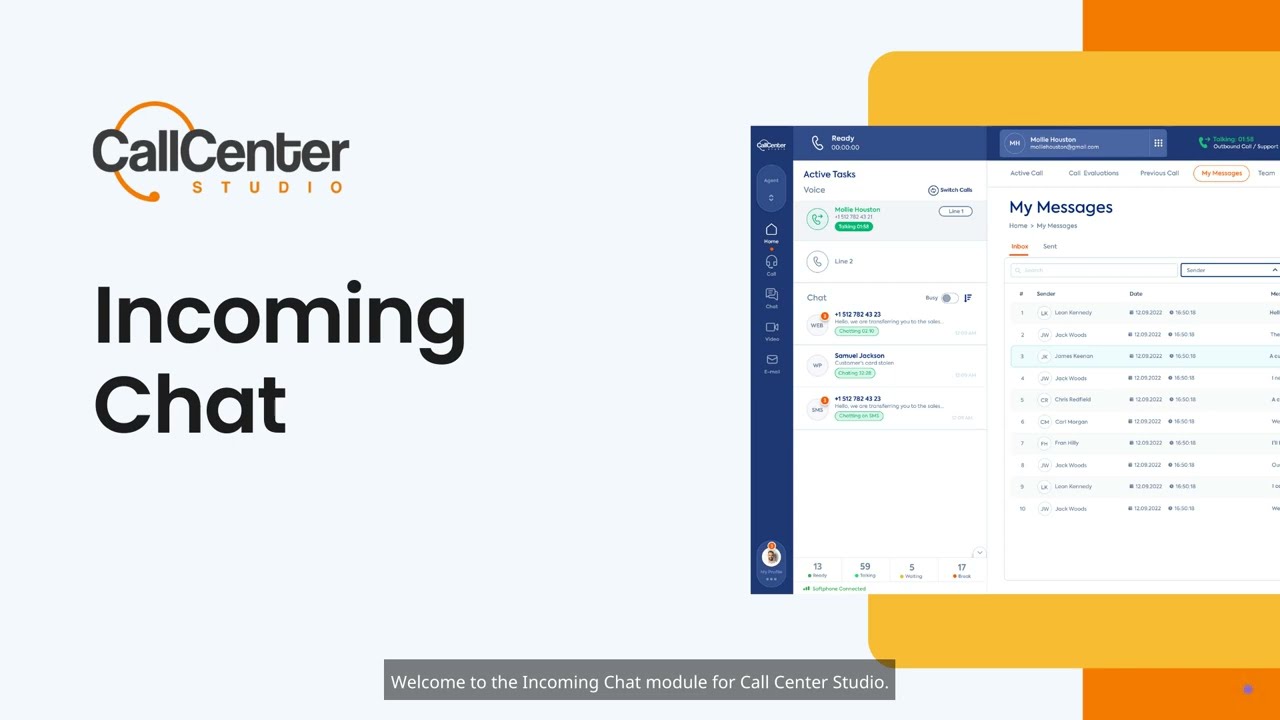 How to Manage Incoming Chats?