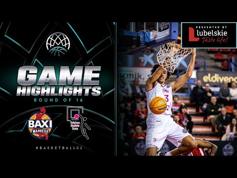 BAXI Manresa v Telekom Baskets | Round of 16 Week 2 | Highlights - Basketball Champions League 22/23