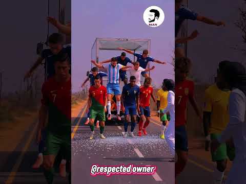 ⚽ Ronaldo & Messi Late for the Match! Only 30 Minutes Left! 😱!!!#shorts