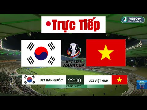 🔴Trực Tiếp ||  U23 Việt Nam vs U23 Hàn Quốc | 22h00  ngày 23/01 ,U23 châu Á ||Simulation Video Games
