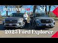 What S Different 2025 FORD EXPLORER ST Vs 2025 FORD EXPLORER Platinum