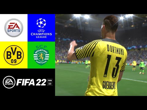 FIFA 22: Borussia Dortmund - Sporting Lissabon l Champions League l Deutsch [PS5 x FULL HD]