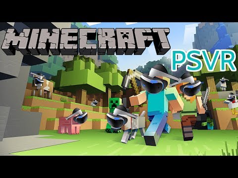 FrankWasTaken - Minecraft on PSVR, well Discovery :D ( playstation vr gameplay )