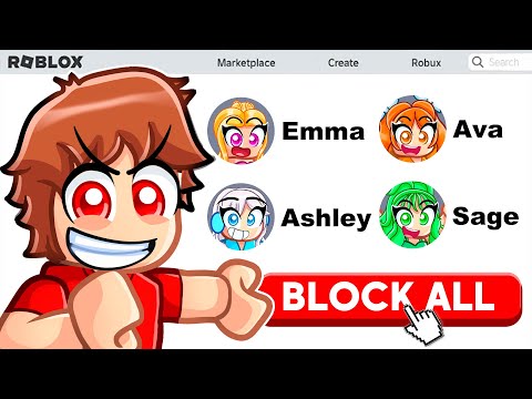I BLOCKED MY CRAZY FAN GIRLS IN ROBLOX...