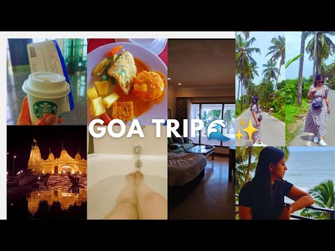 Exploring Goa 💙🌊l Beaches, Balcony views, Rain Roads & Relaxation ✨🌸🛣️🛀