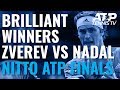 Brilliant Winners in Zverev vs Nadal | Nitto ATP Finals 2019