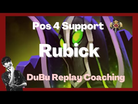 The importance of rune control and siege creeps | Legend Rubick |  DuBu Dota2 Pro Replay Coaching