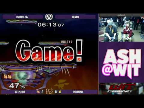 The Gerenuk (Fox) vs SC | Pseudo (Fox) - ASH@WIT #95 Melee Bracket