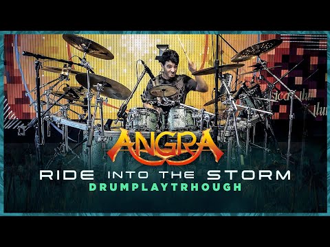 RIDE INTO THE STORM  - ANGRA - BRUNO VALVERDE - DRUM PLAYTHROUGH