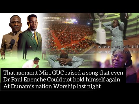 That moment Min. GUC raised a song that even Dr Paul Enenche Could not hold himself again At Dunamis