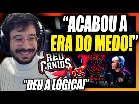 REAÇÃO DO REVOLTA, YANG E THEUSMA COM A VITÓRIA DA RED CANIDS CONTRA A PSG TALON!