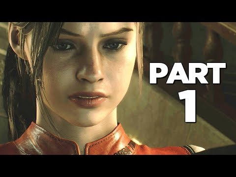 RESIDENT EVIL 2 REMAKE CLAIRE A Walkthrough Gameplay Part 1 - ELZA WALKER COSTUME (RE2)