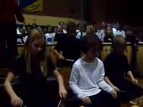 Choir and Drum Ensemble