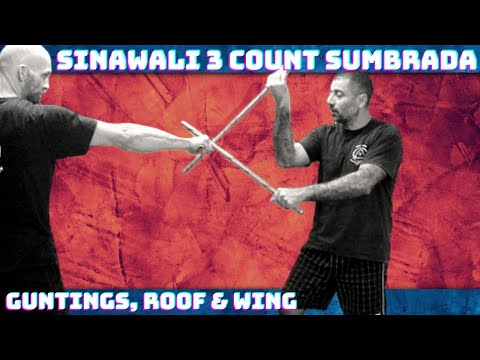 Sinawali 3 Count Sumbrada  - Guntings, Wing & Roof