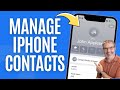 How To Organize IPhone Contacts Like A PRO Easy Fast