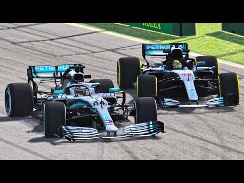 Mercedes F1 2019 vs Mercedes F1 2018 - Melbourne