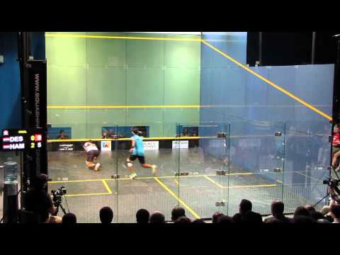 World Junior Squash Championships Wrocław 2013 FaresMohamed Dessouki - Karim El Hammamy (Set III/2))