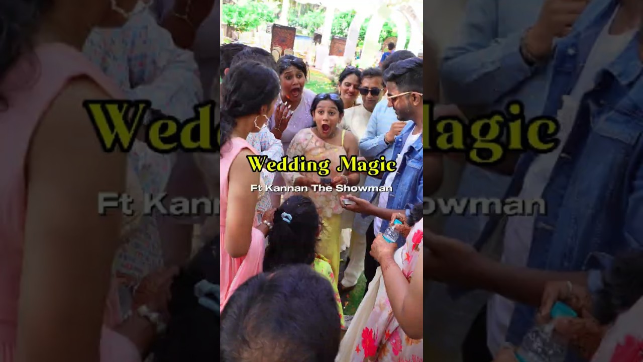 𝗡𝗢𝗥𝗧𝗛 𝗜𝗡𝗗𝗜𝗔𝗡 WEDDING MAGIC IN CHENNAI | Ultimate Close Up Magic | Mind Reading Entertainment