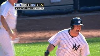 Yanks walk off on McCann's homer in the 10th