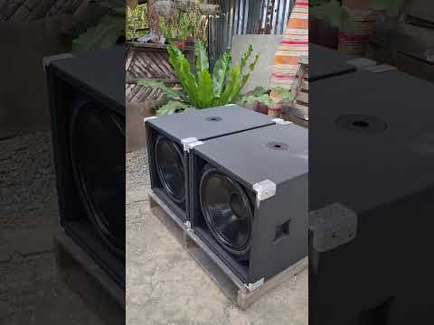 Martin audio WS18X loaded ng live sub18.4 V2.0 1200 watts(Mabilisang souncheck mga kabisyo)