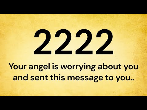 🕊️2222 Your angel is worrying about you and sent this message to you..