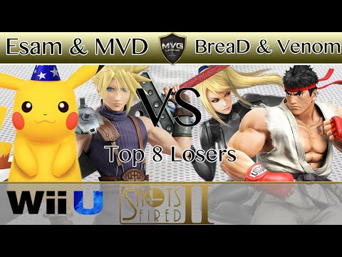 PG|Esam & PG|MVD vs. BreaD & HoH_Venom - Top 8 Losers Doubles - Shots Fired 2