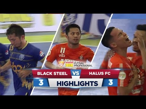BLACKSTEEL Vs HALUS FC (3 - 3) - Highlights Extrajoss Shake Futsal
