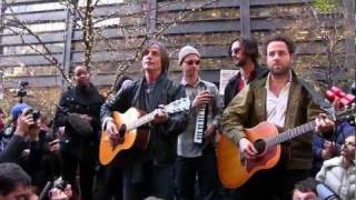 Jackson Browne + Dawes Concert at Occupy Wall St Dec 1 2011