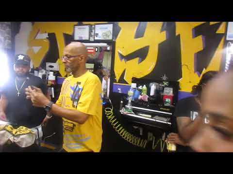 #OTIS LEE TAYLOR''STAY FADED BARBER SHOP 11722''SLEEPY SAYING THANK YOU TO THE MAN 7 23 2022