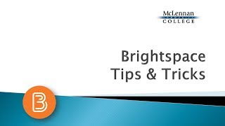 Brightspace Attendance Tracking