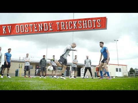 Soccer trick shots with KV Oostende