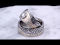 video - Tribal Mokume Engagement Ring