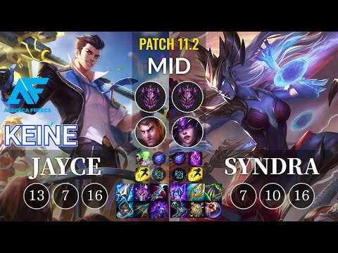 AF Keine Jayce vs Syndra Mid - KR Patch 11.2