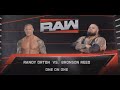 RAW S Biggest Battle Randy Orton Vs Bronson Reed In WWE 2K25