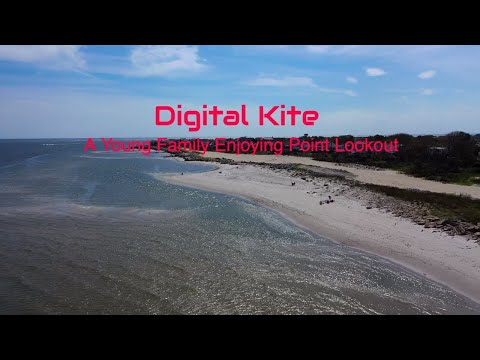 ⁨[4K Drone Footage] Young Family (Aerial Video) Point Lookout