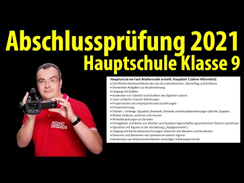 Final exam in mathematics 2021 - secondary school grade 9 - procedure and topics!