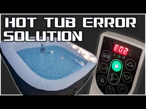Hot Tub Repair Error E02 - Low water Flow - Saluspa Bestway Coleman
