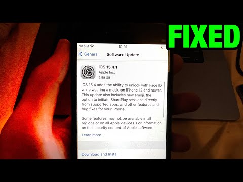 iOS 15.4.1 Update NOT Working/Showing SOLVED! [15.4 showing instead of 15.4.1]