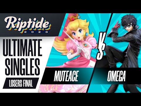 MuteAce (Peach) vs omega (Joker) - Ultimate Singles Losers Final - Riptide 2023