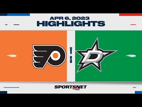 NHL Highlights | Flyers vs. Stars - April 6, 2023