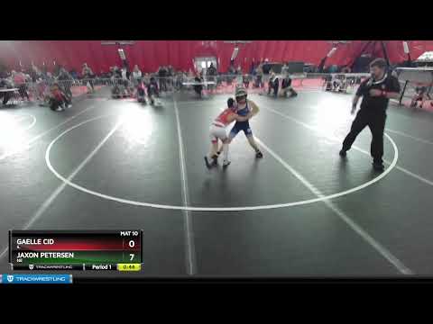 93 Lbs Round 3 - Gaelle Cid, IL Vs Jaxon Petersen, NE 5ff7
