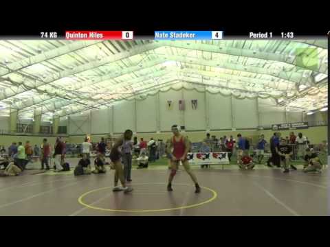 74 KG Quinton Hiles vs Nate Stadeker