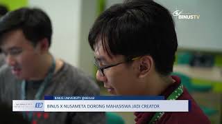 BINUS X Nusameta Dorong Mahasiswa Jadi Creator