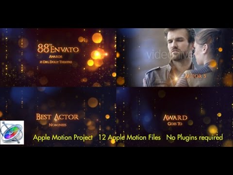 Award Show | Apple Motion Templates