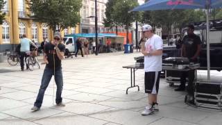 Fatty_K and Cristall beatboxing