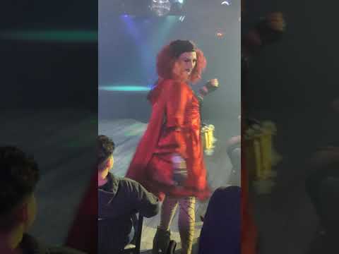 Sasha Banks winning runway look, Lil Red Riding Hood