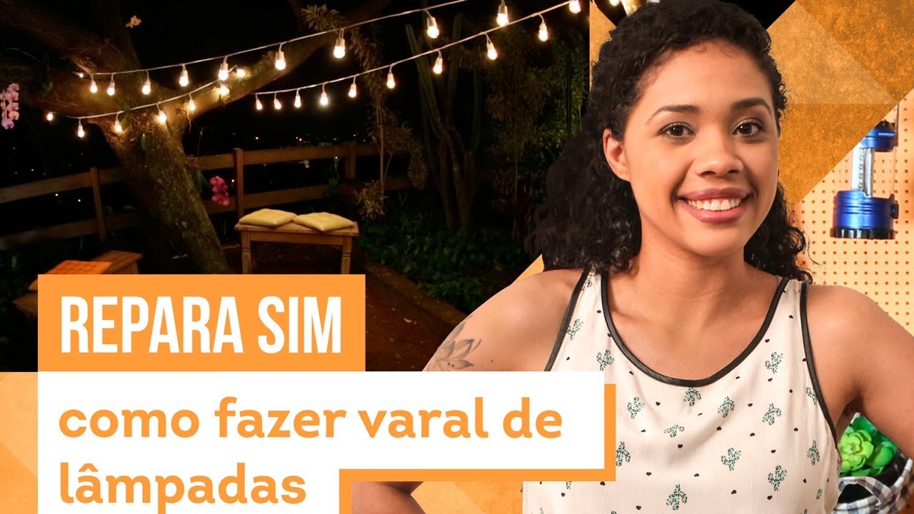 Watch Now Como fazer varal de lâmpadas - aprenda com Paloma Cipriano - CASA DE VERDADE Como fazer varal de lâmpadas - aprenda com Paloma Cipriano - CASA DE VERDADE