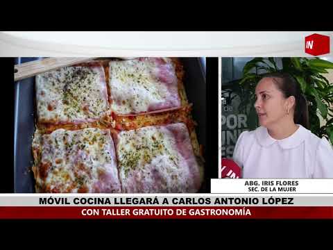 MÓVIL COCINA LLEGARÁ A CARLOS ANTONIO LÓPEZ CON TALLER GRATUITO DE GASTRONOMÍA