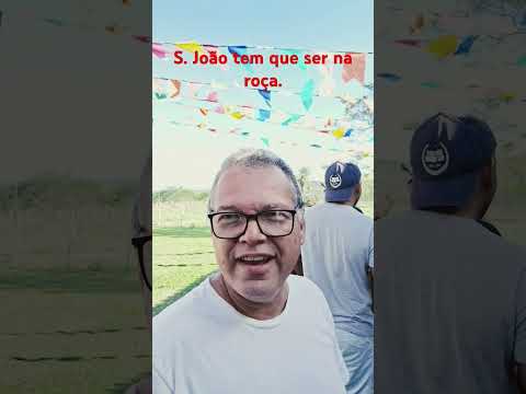 São João raiz no sítio Santa Rita, em Elísio Medrado, na Bahia.